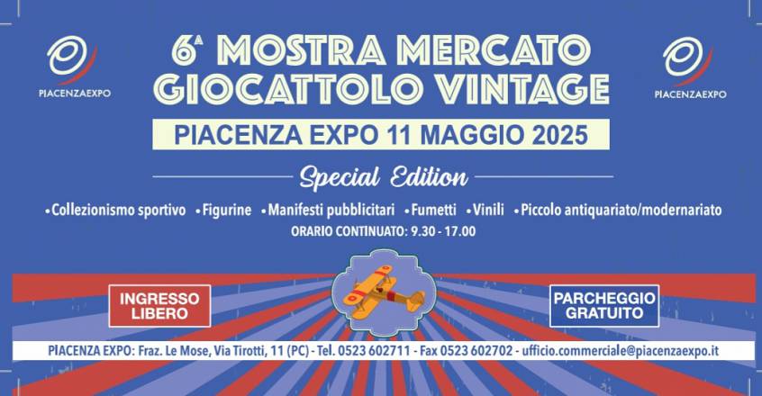 6^ mostra mercato giocattolo vintage